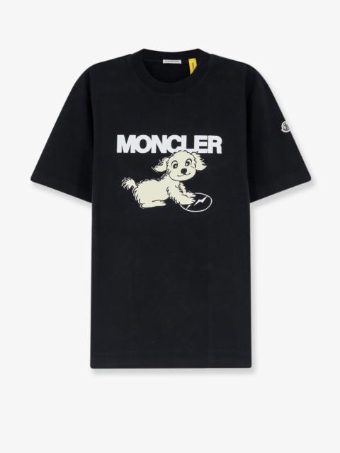 Moncler Moncler Cotton T-Shirt With Print Black
