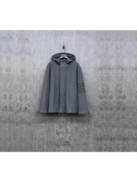 Thom Browne Thom Browne TB Waffle-Knit Jacket with Striped Webbing Trim
