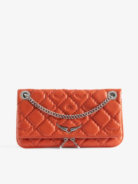 Zadig & Voltaire Rock II Quilted Monogram Clutch