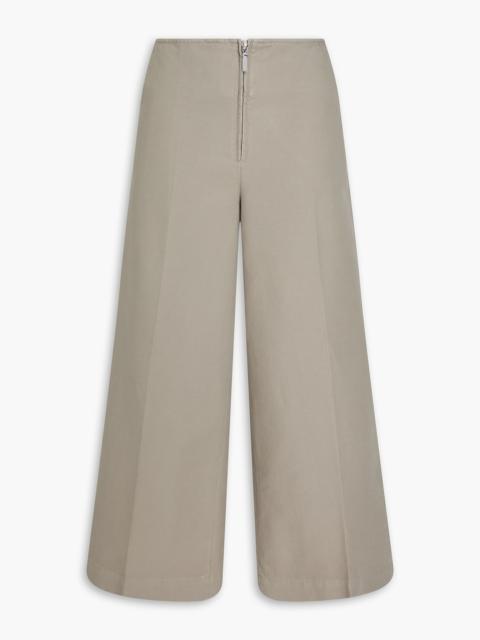 TOTEME Cotton-twill wide-leg pants