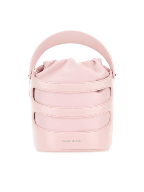 Alexander McQueen Alexander Mcqueen Pastel Pink Leather The Rise Bucket Bag