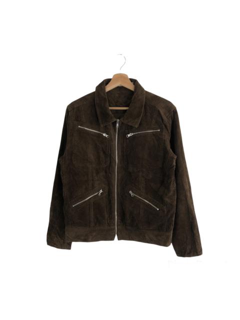 Other Designers Japanese Brand - CORDUROY JACKET MULTI ZIPPER INSPIRED BY NUMBER NINE JAPAN