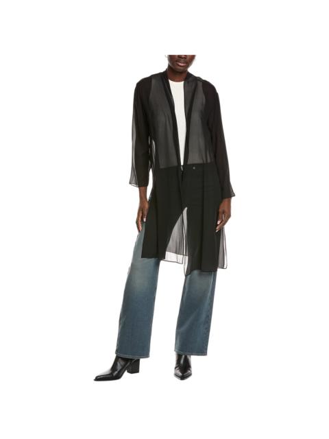 EILEEN FISHER EILEEN FISHER High Collar Silk Jacket