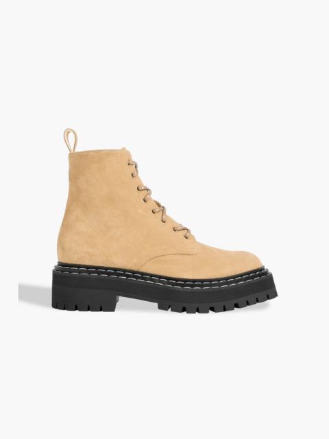 Proenza Schouler Suede combat boots