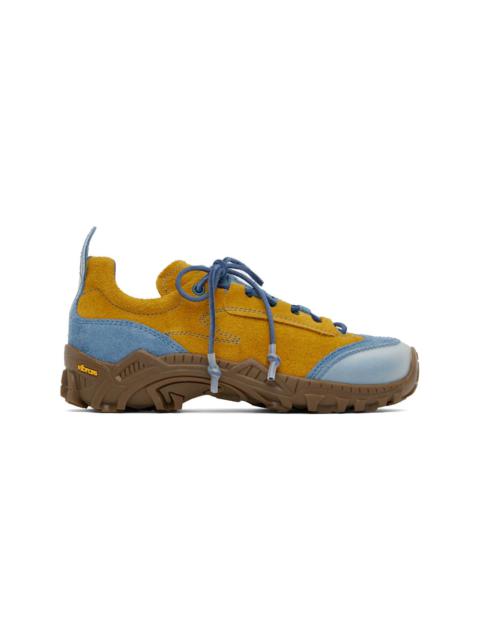 Our Legacy Blue & Tan Gabe Sneakers
