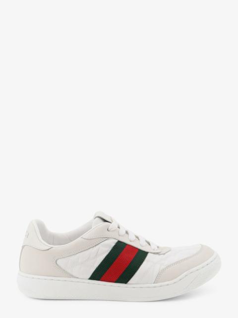 GUCCI Gucci Women Screener Sneakers In Nylon With Side Web Detail