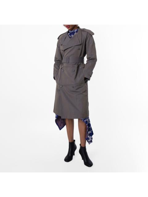Burberry Burberry Cotton-Linen Blend Trench Dress