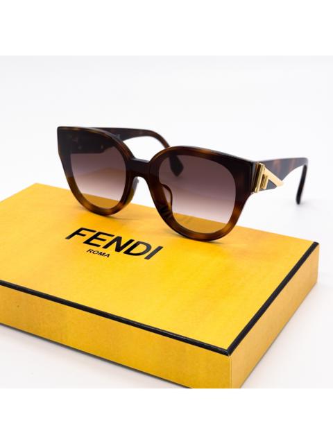 FENDI NEW FENDI FE40111F 53F HAVANA WOMEN SUNGLASSES FENDI