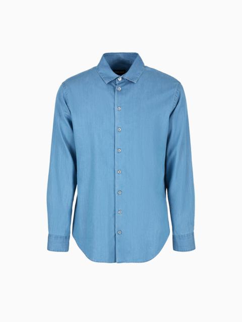 GIORGIO ARMANI Denim Collection cotton denim shirt