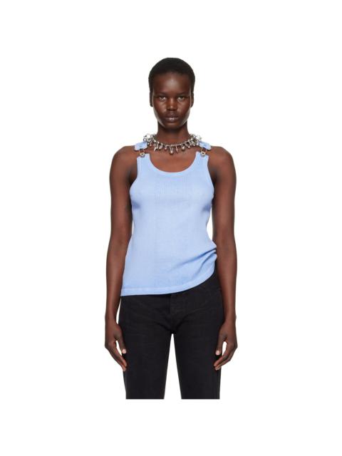 Jean Paul Gaultier Blue 'The Straps' Tank Top
