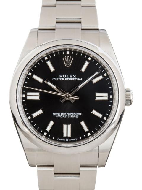 ROLEX Rolex Oyster Perpetual Ref 124300 Black Dial