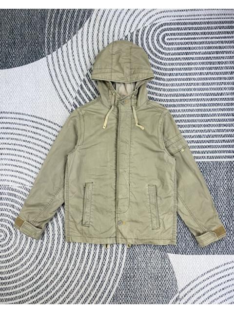 Other Designers Vtg Gap Military Style Hooded Jacket