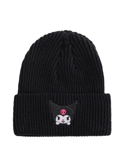 Other Designers Y2K Anime Sanrio Black Kuromi Beanies Winter Warm Hat Cute Embroidery Cap Adult Kid