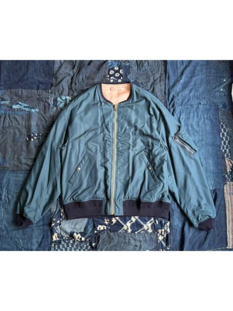 VISVIM 24SS THORSON JKT (MAWATA) MA1 silk double-sided flight jacket