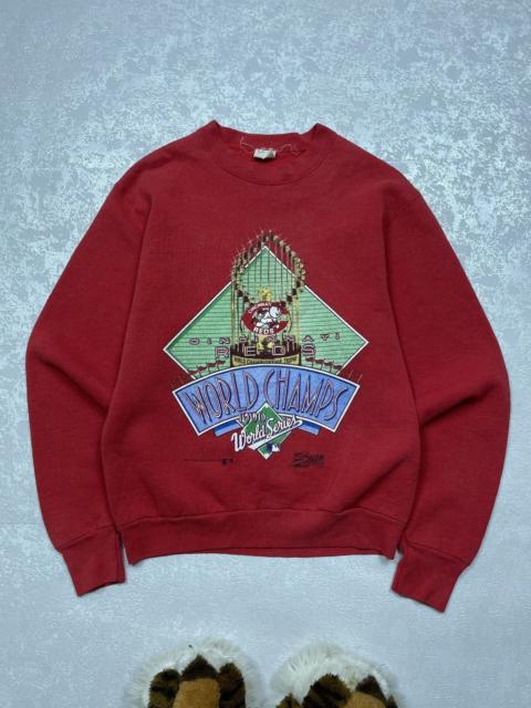 Other Designers MLB - Vintage 1990 Cincinnati reds world champion sweatshirt