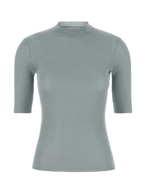 Miu Miu Miu Miu Women Powder Blue Silk Top