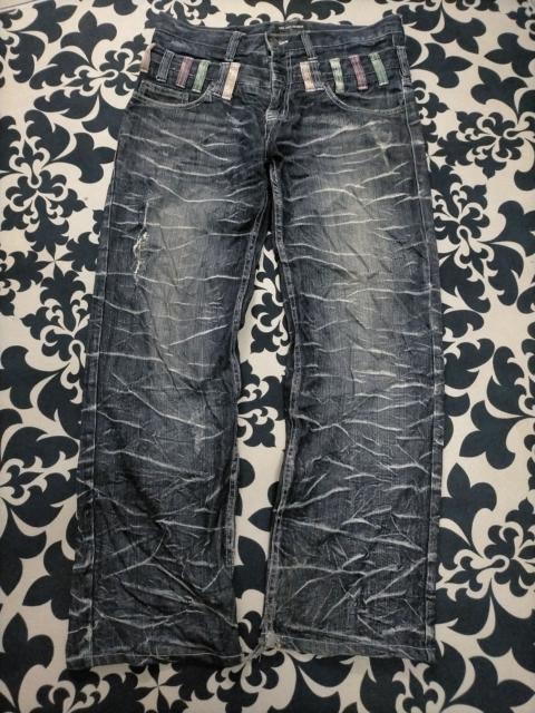 Other Designers If Six Was Nine - 🔥Sick🔥Rare Nylaus Double Waist Ripped Distressed Jeans