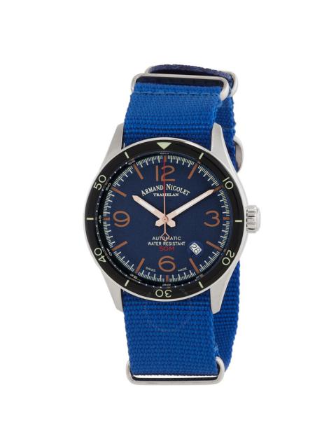 Other Designers Armand Nicolet M2H Automatic Blue Dial Men's Watch A740HNA-BS-BN22481AAUU