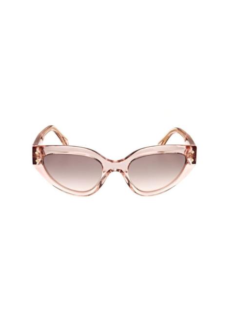 BVLGARI Bvlgari Ladies Gold Tone Cat Eye Sunglasses 0BV8256-54703B-1