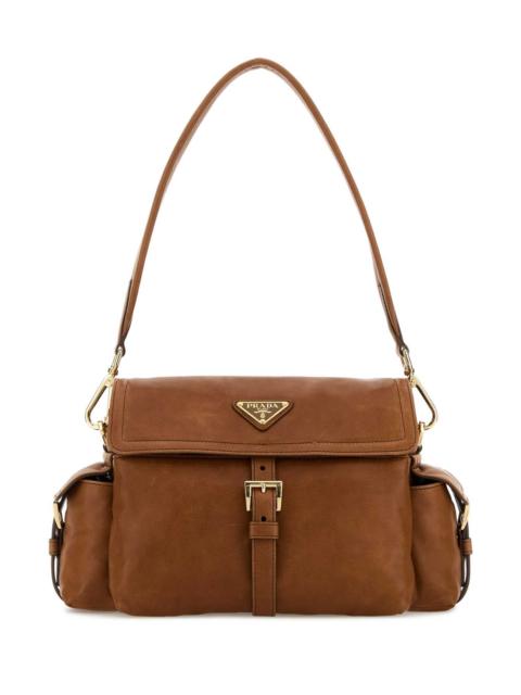 Prada Prada Women Camel Nappa Leather Prada Explore Shoulder Bag
