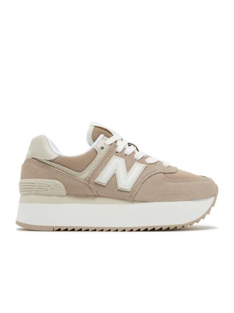 New Balance NEW BALANCE WMNS 574+ 'DRIFTWOOD TIMBERWOLF'