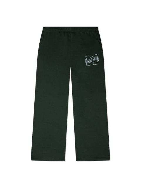 Museum of Peace & Quiet BANNER SWEATPANTS - FOREST