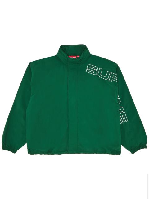 Supreme Supreme Spellout Embroidered Track Jacket 'Dark Green'