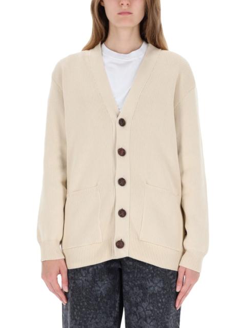 Golden Goose COTTON CARDIGAN WITH LOGO