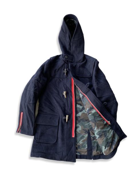 Other Designers Archival Clothing - MadeInJapan Maniac Works Camo Wool Duffle Long Coat