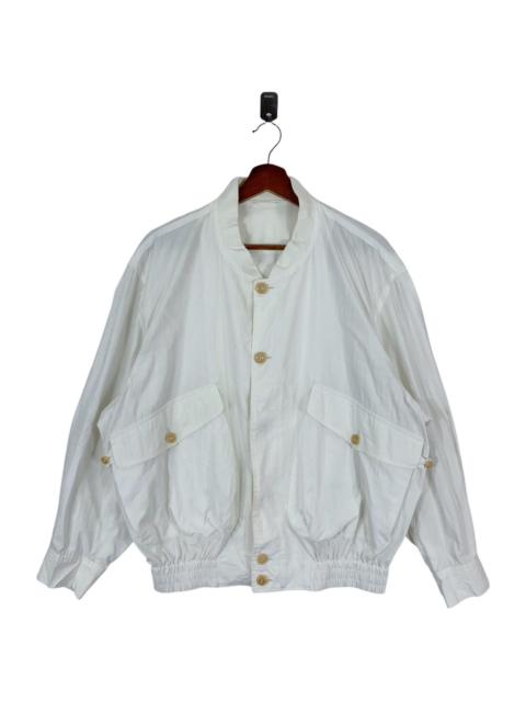 Other Designers 🔥🔥VINTAGE CHRISTIAN DIOR MONSIEUR WHITE BOMBER JACKET