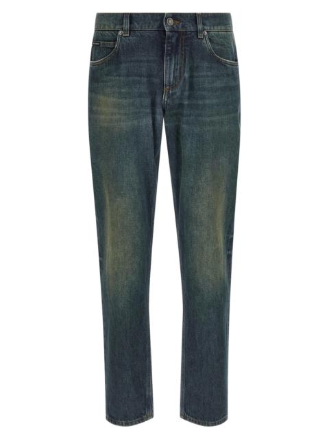 Dolce & Gabbana Logo tag jeans