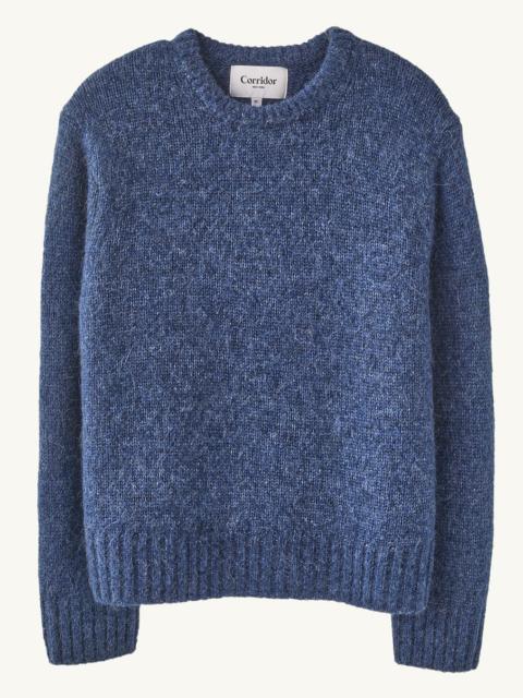 Corridor ALPACA CREWNECK - INDIGO