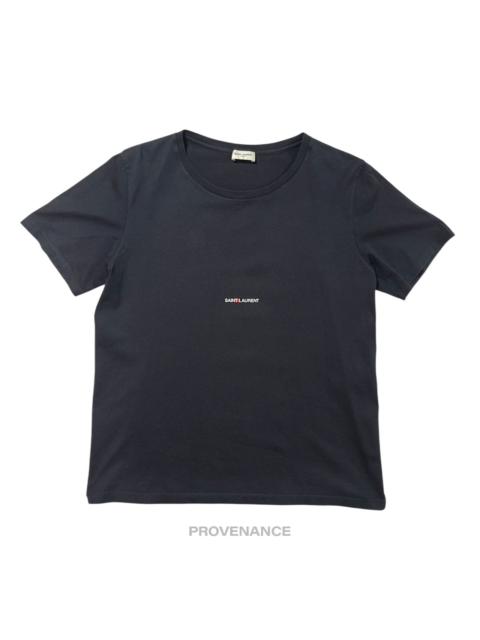 SAINT LAURENT Saint Laurent Paris SLP Logo T Shirt - Black L