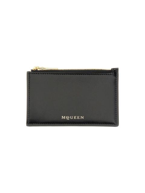 Alexander McQueen Zippered Card Holder