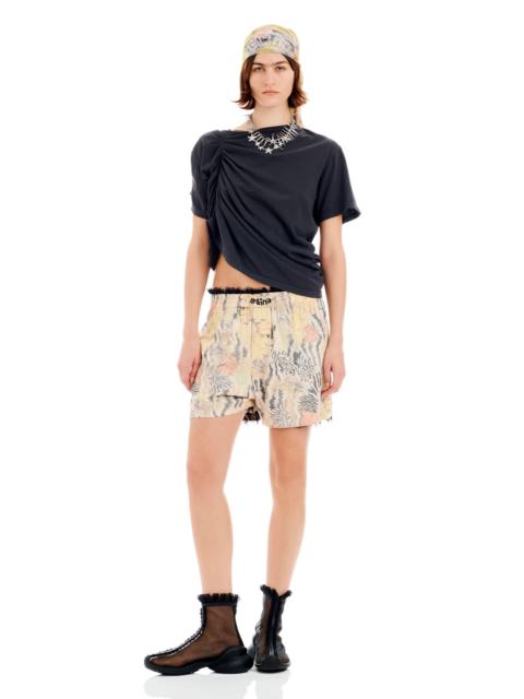 Collina Strada WASHED ZEBRA FLORAL ODEON BOXER