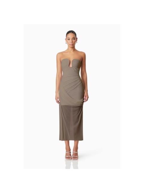 Other Designers NWT Elliatt Phoebe‎ Strapless Midi Dress Sz Small $275