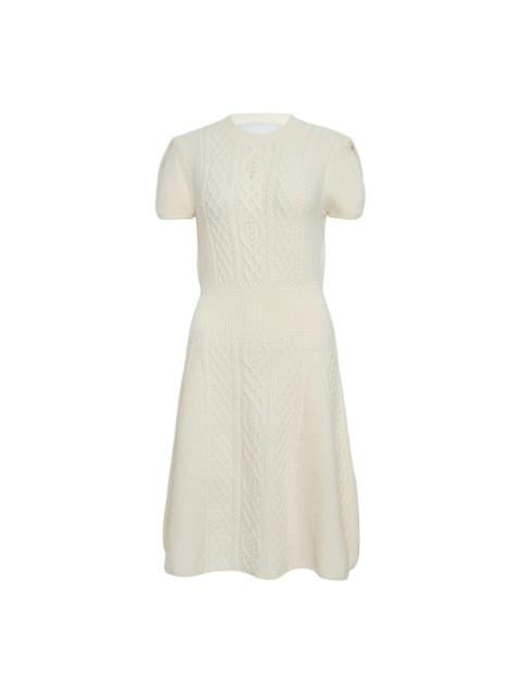 3.1 Phillip Lim Cable Mockneck Tulip Dress