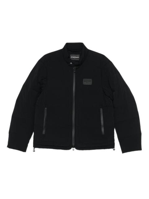 EMPORIO ARMANI logo-patch jacket