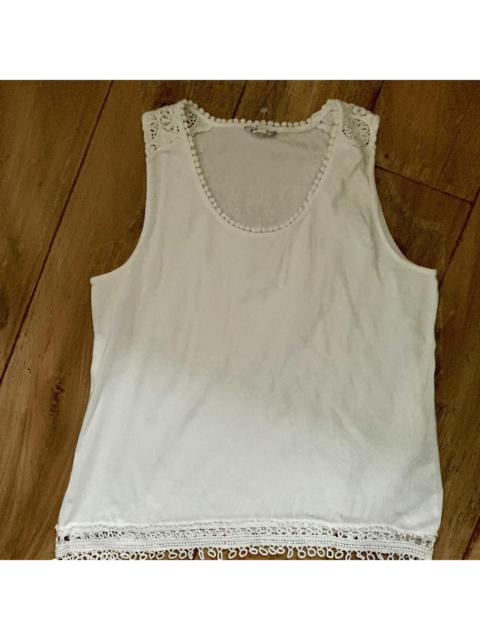 Other Designers Unique Vintage Women's White Vest