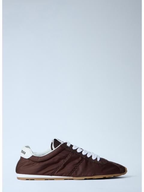 Miu Miu Miu Miu Women Logo Patch Sneakers