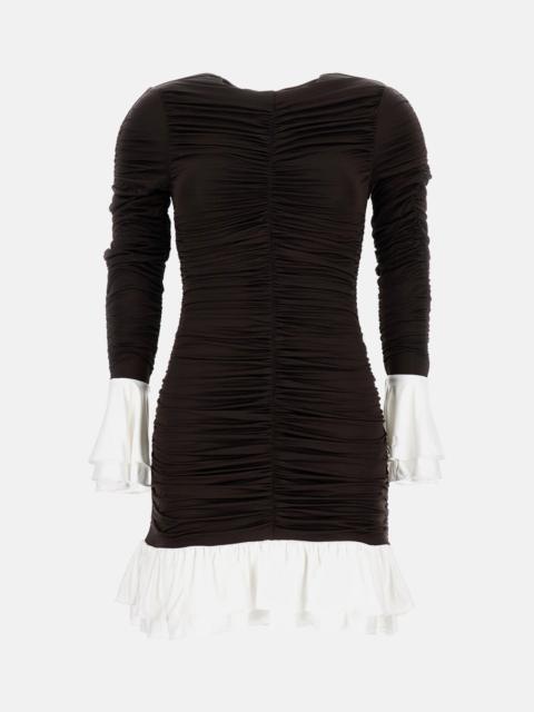 ROTATE Rotate Women Mini Ruched Dress
