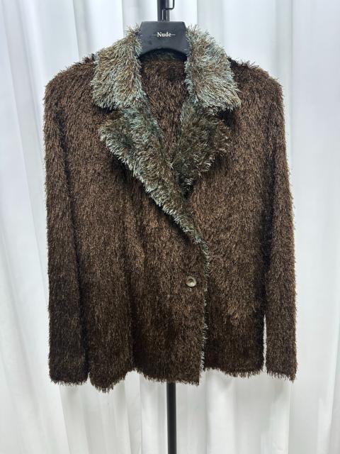 ISSEY MIYAKE Issey Miyake Pleats Please Fuzzy Coat