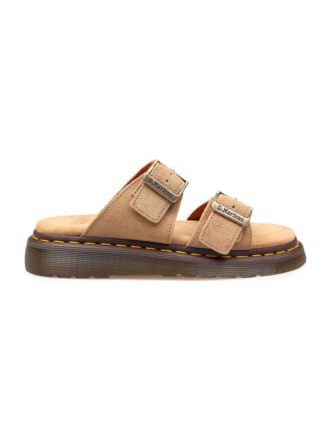Dr. Martens Josef Slipper-mule In Beige Suede