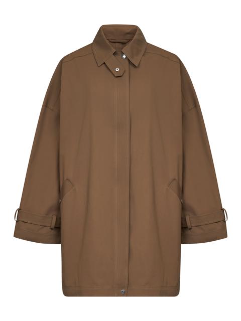 Totême Hazel organic cotton oversized trench jacket