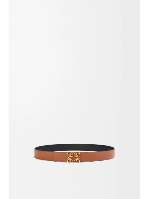 Loewe Loewe Anagram Reversible Leather Belt