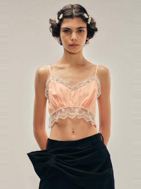Simone Rocha Lace Trim Negligee Bralette