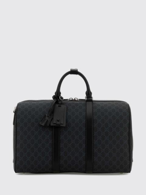 GUCCI Gucci Men Gg Supreme Duffle Bag Gucci With Leather Handles And Padlock