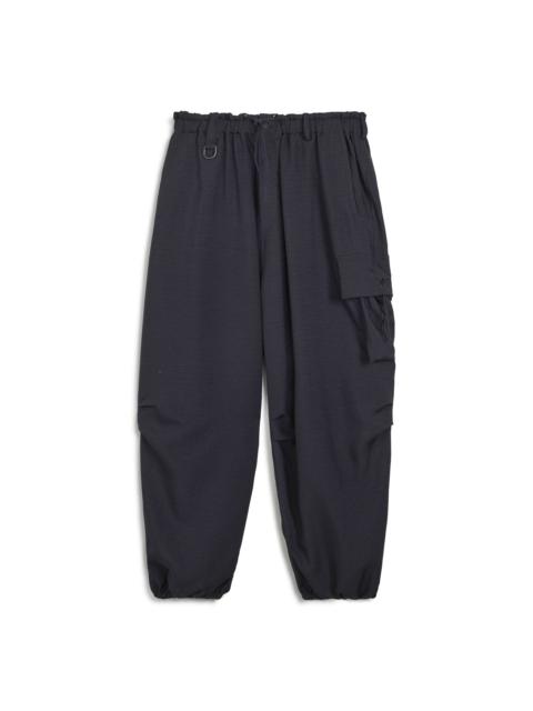 Y-3 Y-3 SPORT UNIFORM WIDE CARGO TROUSERS – BLACK