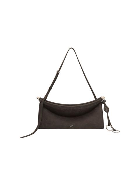 Alaïa Le Click Medium E/W Calf Leather Bag dark grey