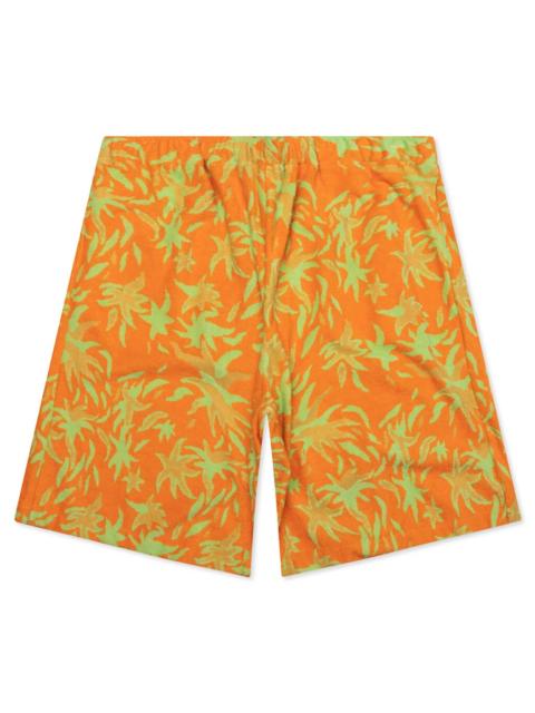 Marni MARNI X NO VACANCY INN JACQUARD SHORTS - CARROT